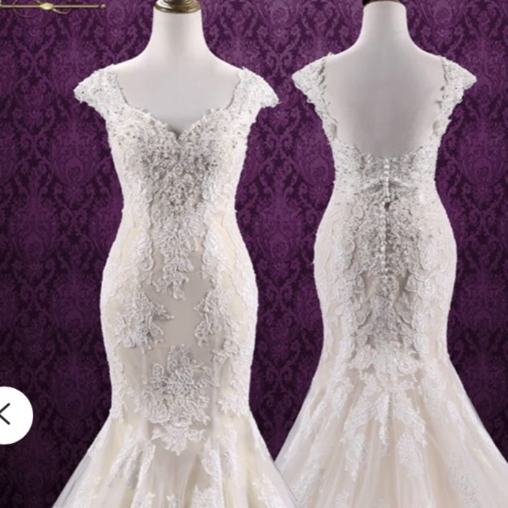 Ieie Bridal vintage style wedding gown, size 6. Brand new, never worn.